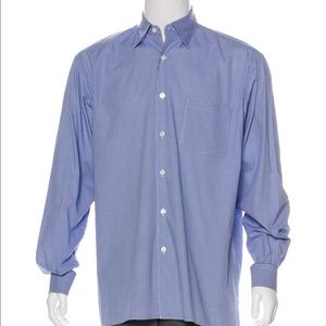 ERMENEGILDO ZEGNA
Houndstooth Button-Up Shirt